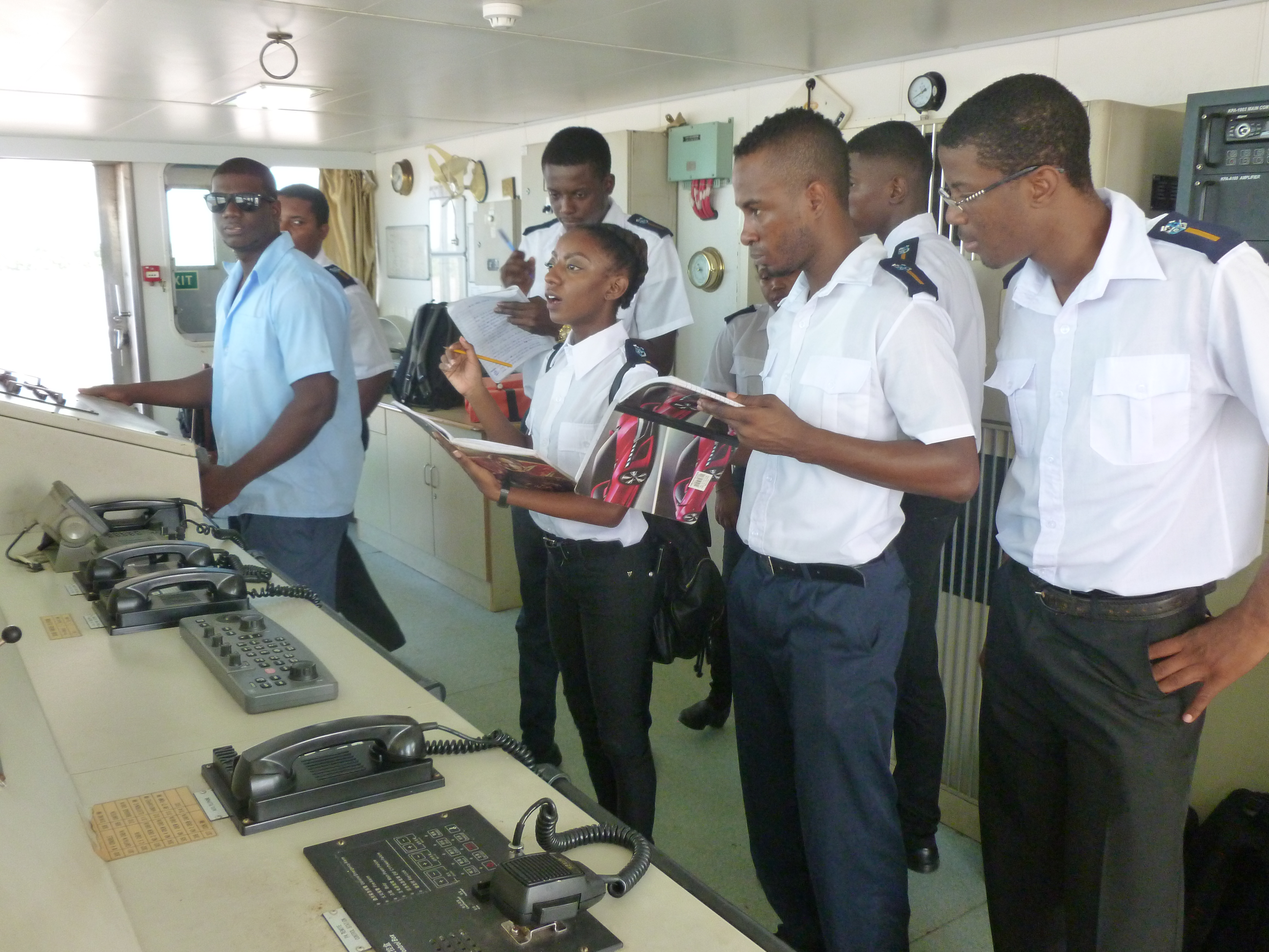 Cadets on MV Sabanto 1 – MatPal Marine Institute Inc.
